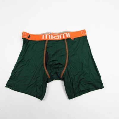 Miami Hurricanes 2UNDR Compression Shorts Men's Dark Green/Orange New - Image 1 of 4