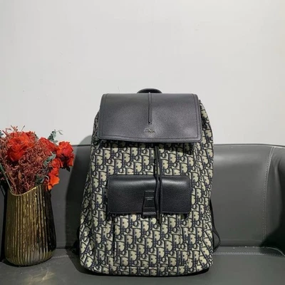 Dior Oblique jacquard motion grain backpack Italy - Image 1 of 4