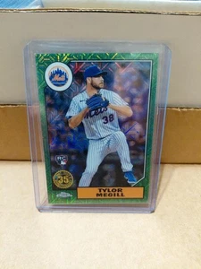 2022 Series 1 1987 Silver Green  #T87C-22 Tylor Megill /99 RC ROOKIE MINT Mets - Picture 1 of 2