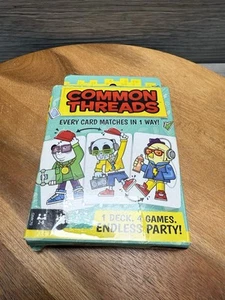 Common Threads Card Game Mattel ~ 1 Deck, 4 Games, Endless Party! - Picture 1 of 2