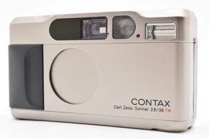 All Works [ Near MINT ] Contax T2 Titan Silver 35mm Film Camera From JAPAN #2345 - Picture 1 of 18
