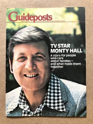 Guideposts Magazine (Vintage, September 1975) TV Star Monty Hall VG! - Image 1 of 3