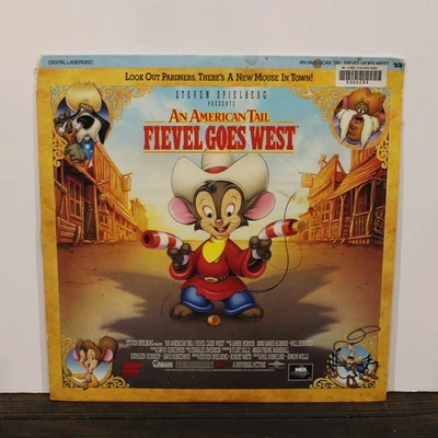 An American Tail: Fievel Goes West Laserdisc Movie Foto 1 de 4