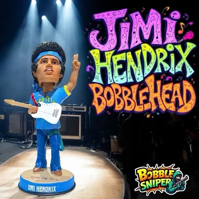 JIMI HENDRIX Seattle Mariners "Music Legend" Exclusive SGA Bobblehead - Image 1 of 4