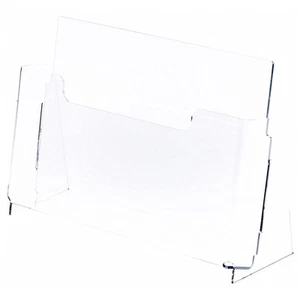 Plymor Clear Acrylic Countertop Paper Holder, Fits 8.5" x 11" Documents - Picture 1 of 1