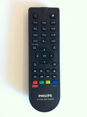 Brand New Blu-Ray DVD Remote for Philips BDP2700 BDP2900 BDP2985 BDP3080 BDP3100 - Image 1 of 3