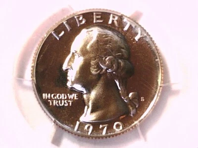 1970 S Proof Washington Quarter PCGS PR 69 41771420 - Image 1 of 3