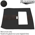 DSG2 BEIGE STITCH D GREY LUXE SUEDE SUNROOF HEADLINER COVER FOR OVER 25 MG 99-05