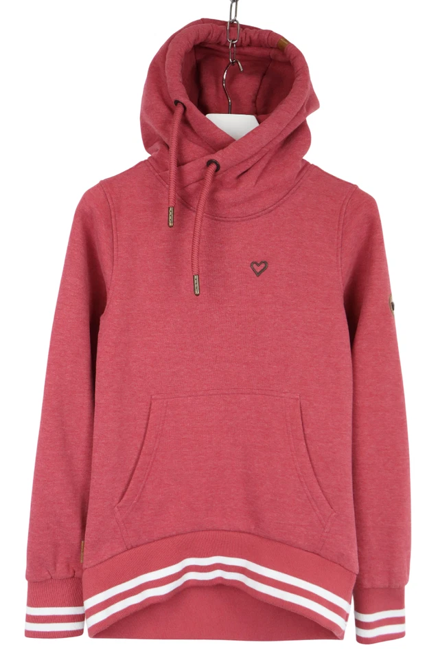 Alife And Kickin Sarahak C Kapuze Damen M Schwarz Schalkragen Logo Pullover - Bild 1 von 4