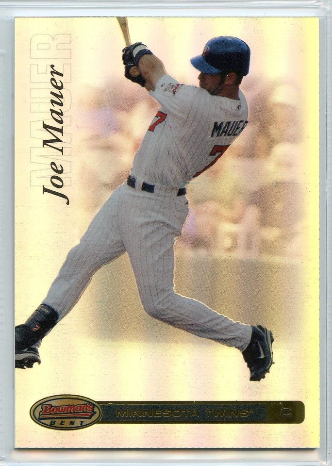 2007 Bowman's Best Baseball - #6 - Joe Mauer - Minnesota Twins - Image 1 of 1