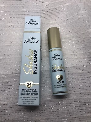 Too Faced 24 HR Shadow Insurance Eye Shadow Primer Blue Light Defense Fullsz NIB - Image 1 of 4