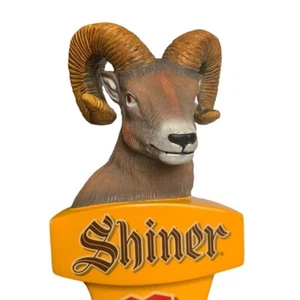 SHINER BOCK RAM Draft BEER Tap Handle Tapper Pull Large 11.5” Shiner, Texas - Picture 1 of 8