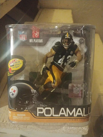 PITTSBURGH STEELERS TROY POLAMALU #43 NFL SERIES 29 ACTION FIGURE NEW IN BOX Cover