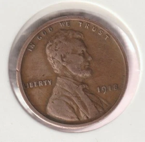 Rare 107 Year Old 1918 US Lincoln Wheat Penny Collection WWI World War WW1 Coin - Picture 1 of 2