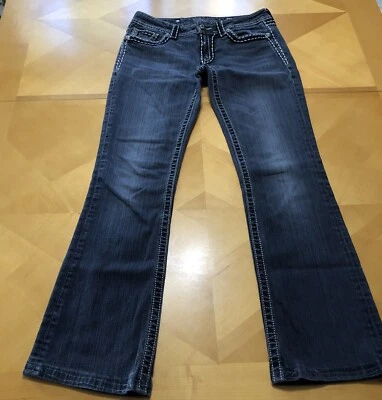 Pantalones de mezclilla MissMe para mujer tiro bajo mezcla de algodón (JE5014B25X) talla 29 LEER Foto 1 de 4