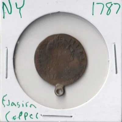 Coin New York Evasion Copper 1787. Machin's Mills - Image 1 of 4