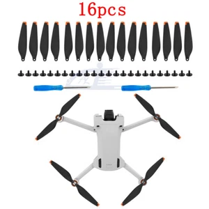 16pc Low-Noise Propellers Props Blade For DJI Mini 3 Pro /Mini 4 Pro Accessories - Picture 1 of 8