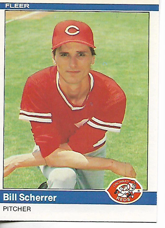 1984 Fleer Bill Scherrer Card - Image 1 of 1