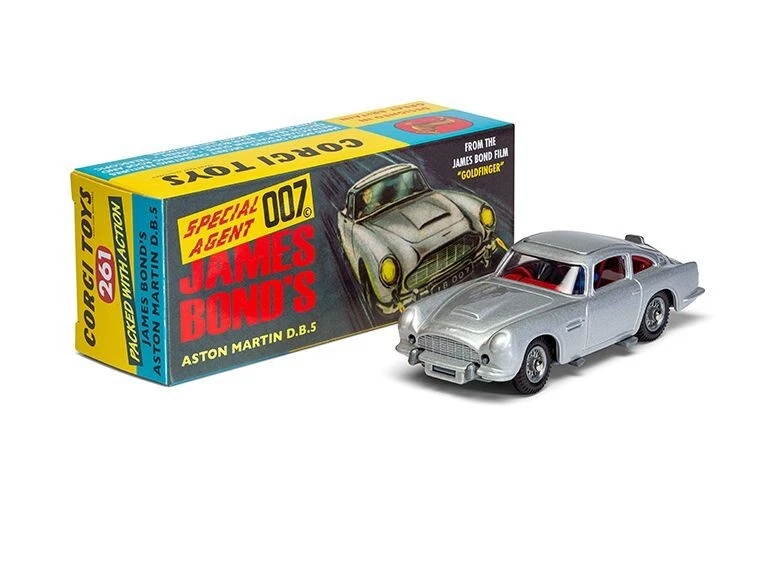 Corgi RT26101S Original James Bond Aston Martin DB5 Silver 1/43 - Image 1 of 1