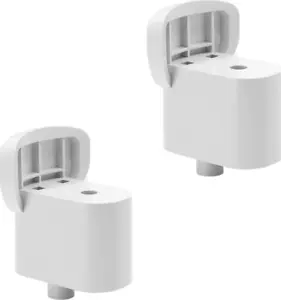 Paquete de 2 soportes de manija de puerta de microondas WB06X10943 para GE JVM3160DF2WW JVM3160DF3WW - Imagen 1 de 6