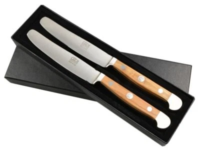 Güde Alpha Olive Besteckset *2-X314/12 zwei Tafelmesser im Geschenkkarton - Bild 1 von 4