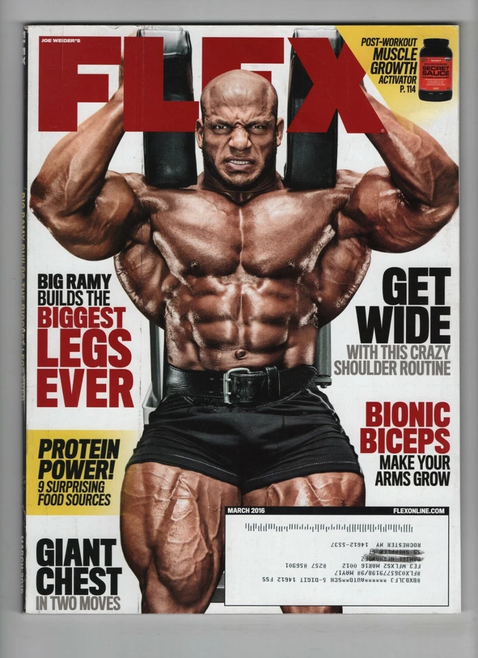 Flex Magazine Big Ramy Giant Chest In Two Moves March 2016 052020nonrh - Image 1 of 1