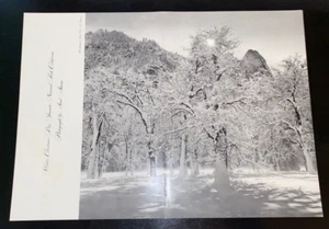 LARGE YOSEMITE AHWAHNEE MENU 1971 BRACEBRIDGE CHRISTMAS DINNER 19"x13-1/2" - Picture 1 of 2