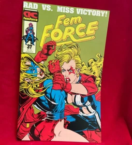 Fem Force # 37 NM AC Femforce Comic Book Rad Vs. Miss Victory - Picture 1 of 11