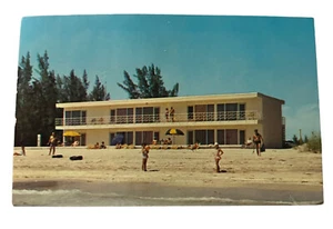 Florida - Sea Star Resort Beach Motel ~ Postal Vintage -~Publicado (PC118) - Imagen 1 de 5