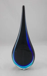 *RAR* Stilvolles Kunstobjekt Design Dekoration Muranoglas Sommerso um 1970er - Zdjęcie 1 z 11