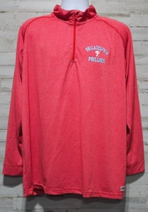 Stitches MLB Philadelphia Phillies 1/4 Zip Up Light Weight Pullover Size XL - Picture 1 of 10