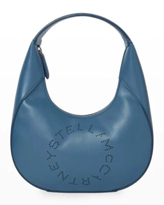 Новый STELLA MCCARTNEY маленький перфорированный логотип изменить кожи Hobo сумка бирюзовый $835 - Изображение 1 из 4