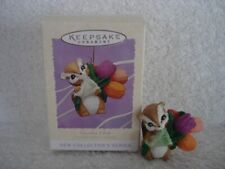 Hallmark Keepsake Ornament Chipmunk Garden Club 1995 Easter Collection