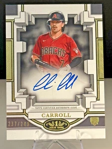 2023 Topps Tier One Corbin Carroll Break Out Auto Rookie RC #/249 - Picture 1 of 4