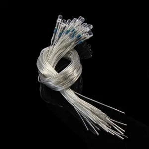 20pcs Pre-wired 5mm LED Warm White Lamp Light 30cm Clear Wire L12305WM - Picture 1 of 5