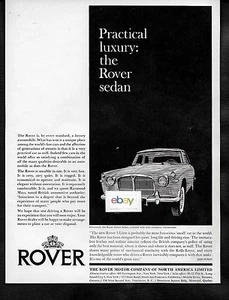 ROVER MOTOR COMPANY ENGLAND 1961 PRACTICAL LUXURY 3 LITRE SEDAN AD - Foto 1 di 1