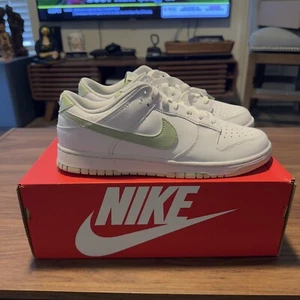 Men's Nike Dunk Low Retro White/Honeydew (DV0831 105) - Picture 1 of 7