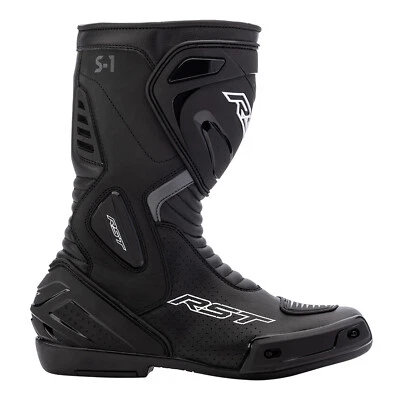 Sports Motorcycle Boot > RST S1 CE Armoured Perforated Toe Slider - Black - Image 1 of 3