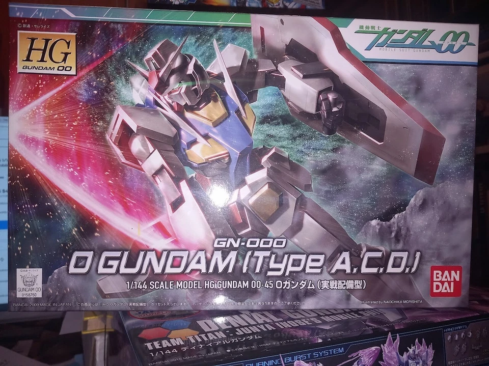 HG 1/144 GN-000 0 Gundam (Practical deployment type) (Mobile Suit Gundam 00) - Immagine 1 di 4