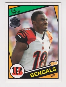 2015 Topps Football 60th Anniversary Retro Insert 1984 A.J. Green T60-AG - Picture 1 of 1