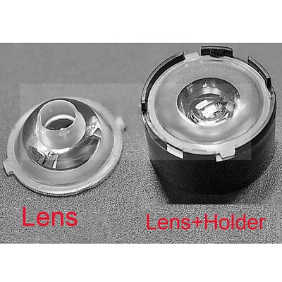 25° degree LED Lens Reflector +Holder For High Power LED 1W 2W 3W 5W - Image 1 of 3