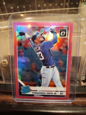 Panini Donruss Optic Rated Rookies 2019 Fernando Tatís Jr. #84 Pink Prizm (RC) Foto 1 de 2