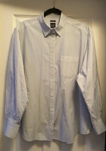 Camisa GAP para mujer The Big azul a rayas-grande - Imagen 1 de 11