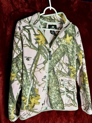 Niñas Roble Mossy Cremallera Completa Vellón Camuflaje Y Rosa S(4-6) Manga Larga Foto 1 de 3