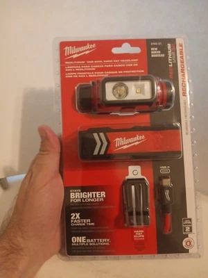 Milwaukee 2163-21 RedLithium USB 3.0 Hard Hat 600 Lumen Headlamp - Image 1 of 4