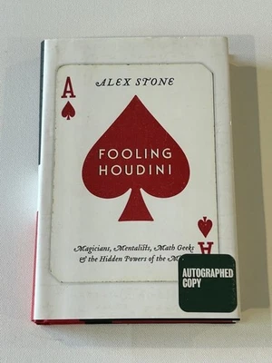 Fooling Houdini by Alex Stone SIGNED First Edition Foto 1 de 4