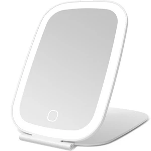 Rechargeable Travel Makeup Mirror with Lights, Folding Portable Vanity Mirror... - Picture 1 of 7