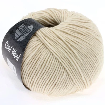 Wolle Kreativ! Lana Grossa - Cool Wool - Fb. 590 natur 50 g