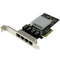 StarTech 4 Port PCI Express Gigabit Ethernet Netzwerkkarte (ST4000SPEXI) - Bild 1 von 1