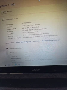 Acer Aspire 5253 Laptop an Bastler oder Fan der marke Acer - Bild 1 von 12